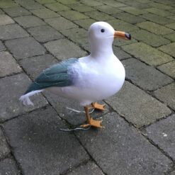 Dekorativ stor stående måge