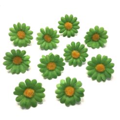 Kunstige grønne marguerit blomsterhoveder