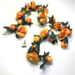 Alternative view of Orange rosen ranke med 24 hoveder