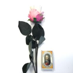 Alternative view of Kunstig naturtro flerfarvet rose