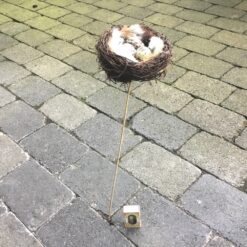 Alternative view of Stor fuglerede med 3 æg