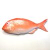 Kunstig stor orange fisk