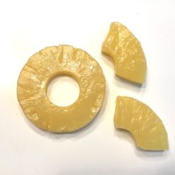 Kunstig naturtro ananas skiver