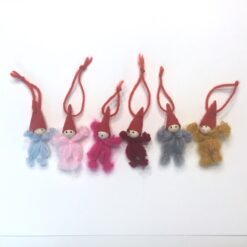 Små garnnisse 6stk samlet