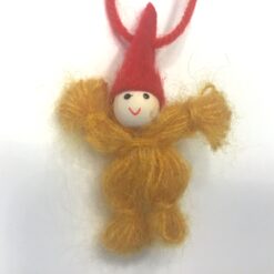 Gul garnnisse med nissehue