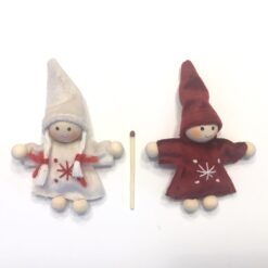 Alternative view of Velour nisser samlet 2stk