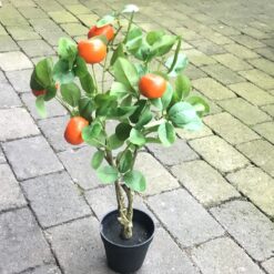 Kunstigt mandarin træ i potte