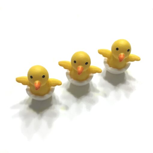 3x Mini påskekyllinger i æg