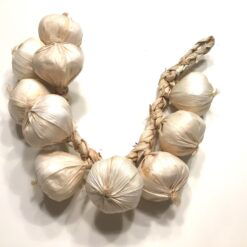 Kunstig lys hvidløgsranke i bast