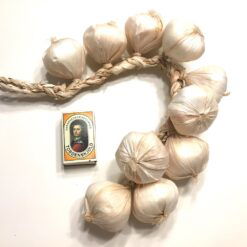 Alternative view of Kunstig lys hvidløgsranke i bast