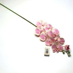 Alternative view of Høj rosafarvet kunstig orkide