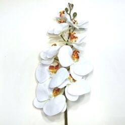 Hvid høj kunstig orkide