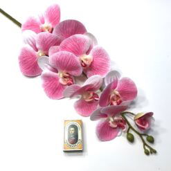 Alternative view of Smuk rosafarvet kunstig orkide