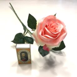 Alternative view of Smuk rosafarvet kunstig rose