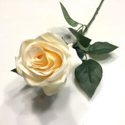 Lysegul kunstig smuk rose