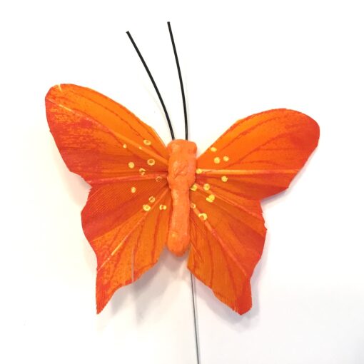 Orange lille plettet sommerfugl
