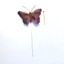 Alternative view of Pink stor fjer sommerfugl