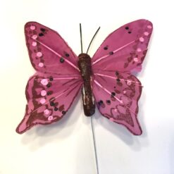 Pink stor plettet sommerfugl