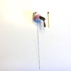 Alternative view of Lille rosa fugl på spyd