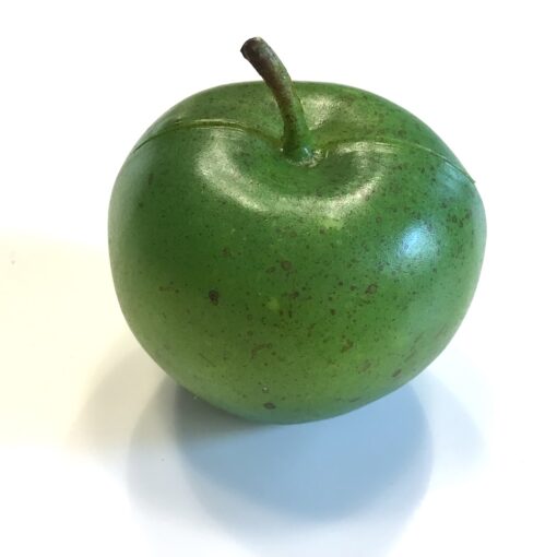 Grønt æble i plast