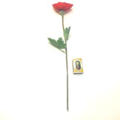 Alternative view of Rød valmue stilk naturtro