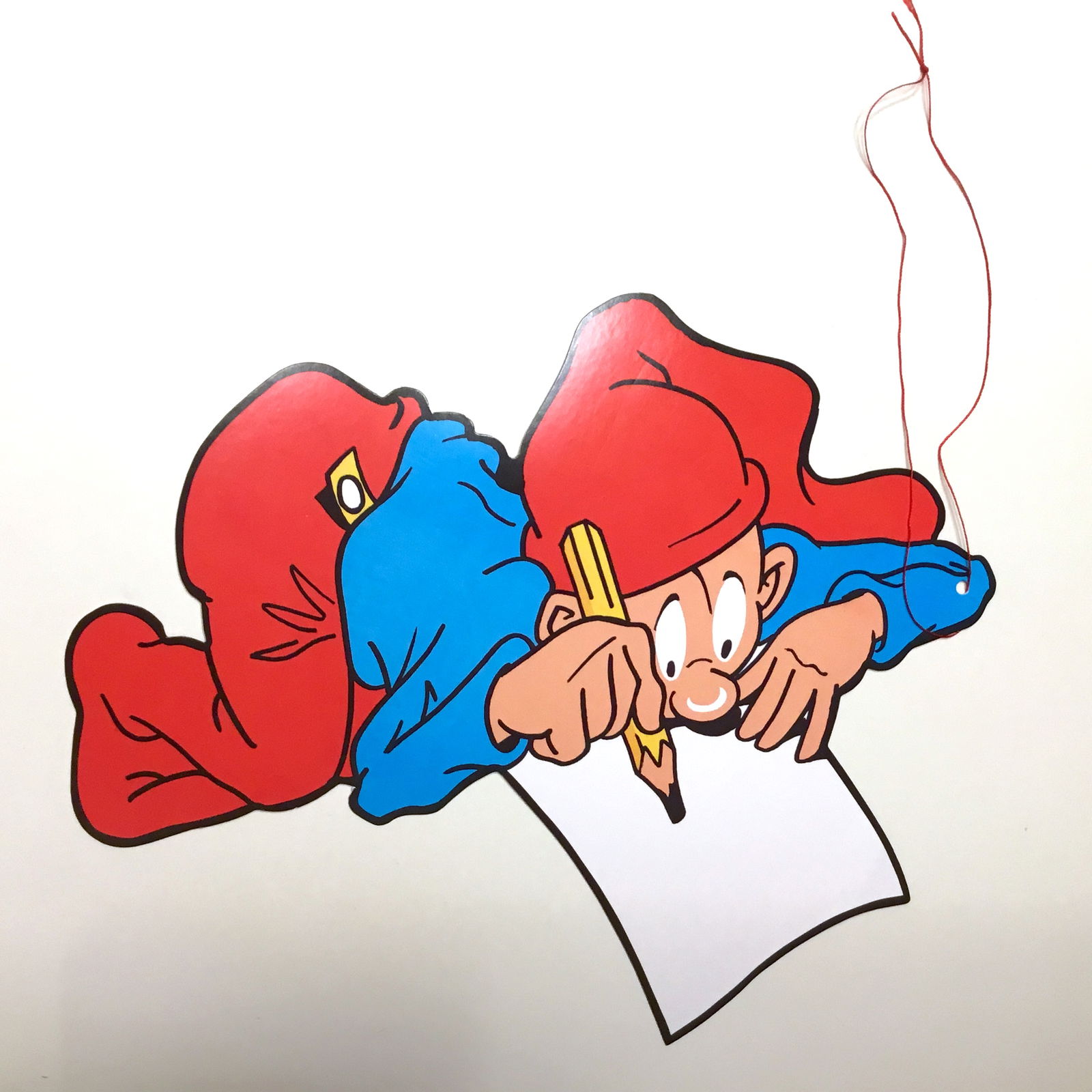 Bramming kravlenisse der skriver - denne har en skønhedsfejl