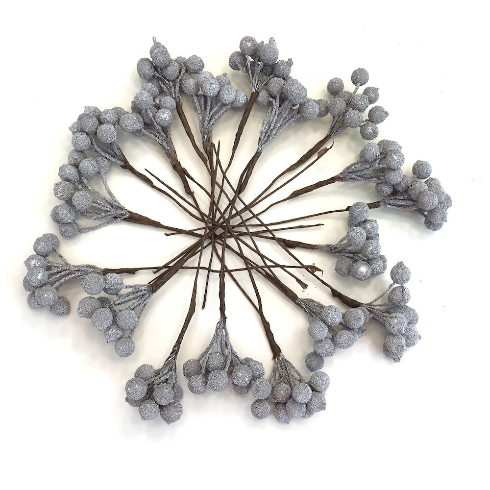 Tilbud 180stk sølv bær - Billede 4