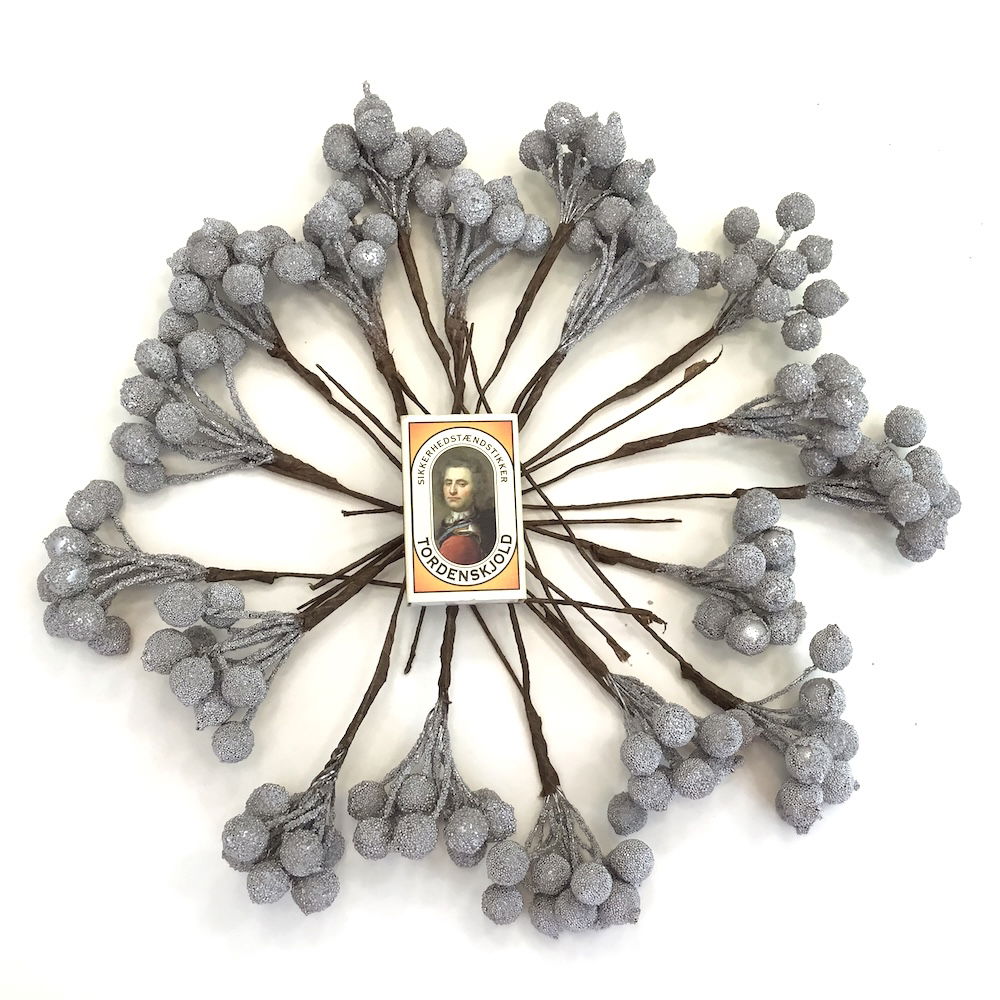 Tilbud 180stk sølv bær - Billede 2