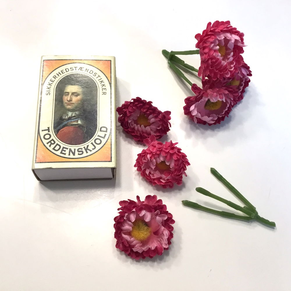 Små pink blomster buketter - Billede 4