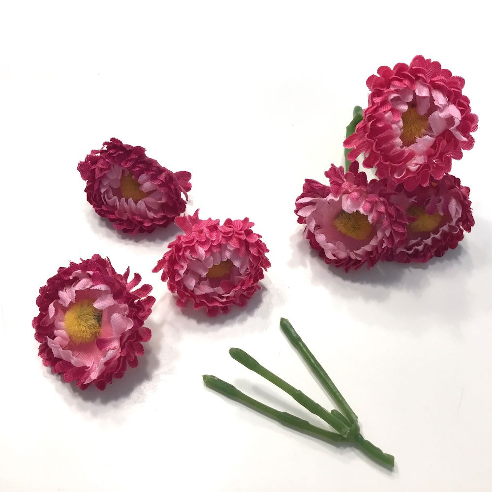 Små pink blomster buketter - Billede 5