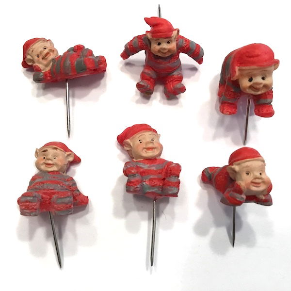 Mini nisser på nål