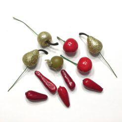 Blandet forskellige mini frugter