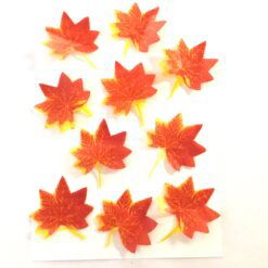 Ens formet efterårs blade