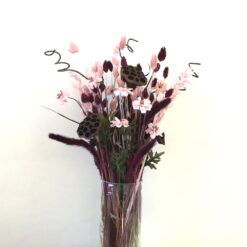 Håndbundet tørrede blomster buket