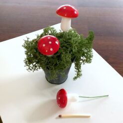 Alternative view of Rød paddehat 3stk samlet