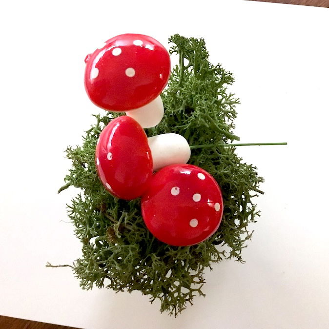 Rød paddehat 3stk samlet - Billede 7