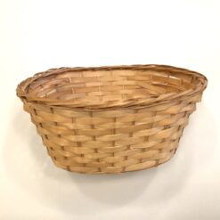 Oval flettet kurv uden hank