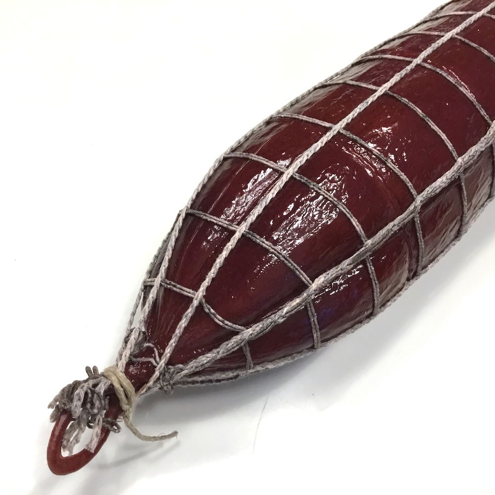 Kunstig lang rød spegepølse - Billede 4