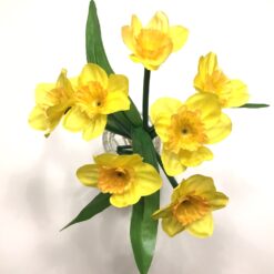 Naturtro gul påskelilje buket 