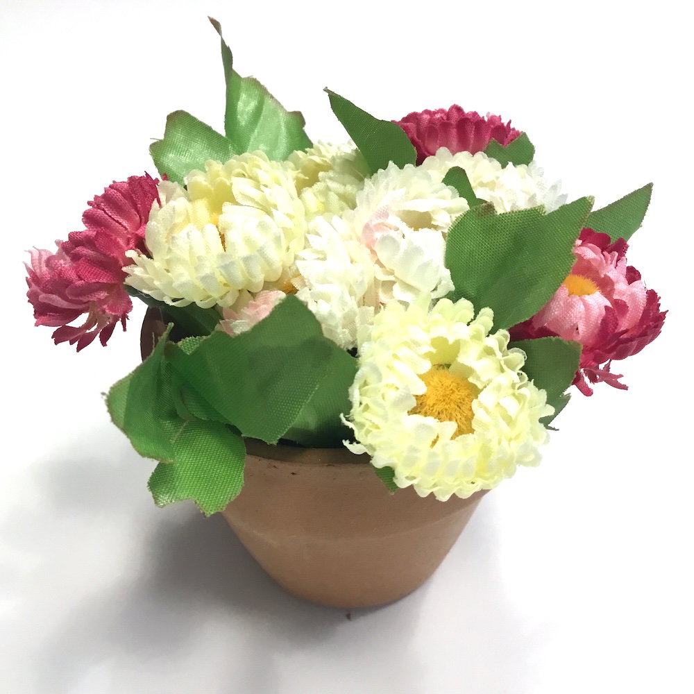 Mini blomster i lerpotte - Billede 6