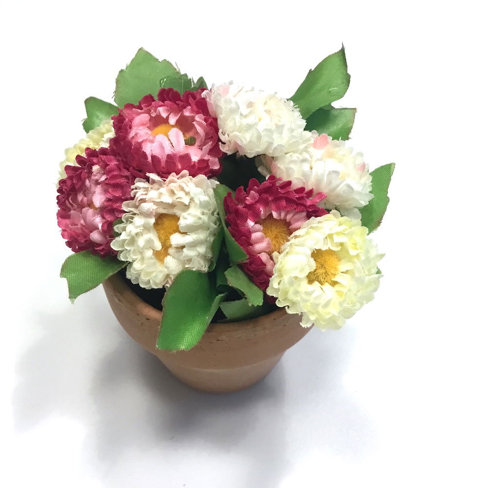 Mini blomster i lerpotte - Billede 4