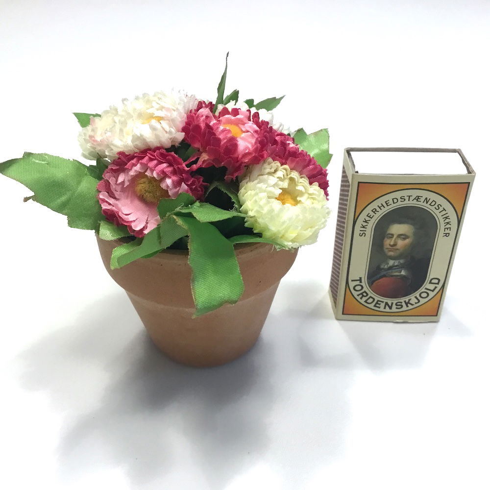 Mini blomster i lerpotte - Billede 2