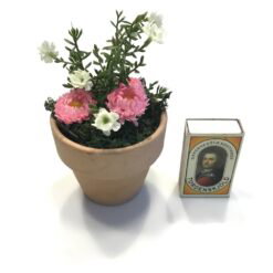 Alternative view of Mini blomst i lerpotte