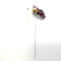 Alternative view of Rosa fugl med lilla vinger