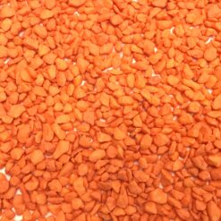 Dekorative orange pynte sten