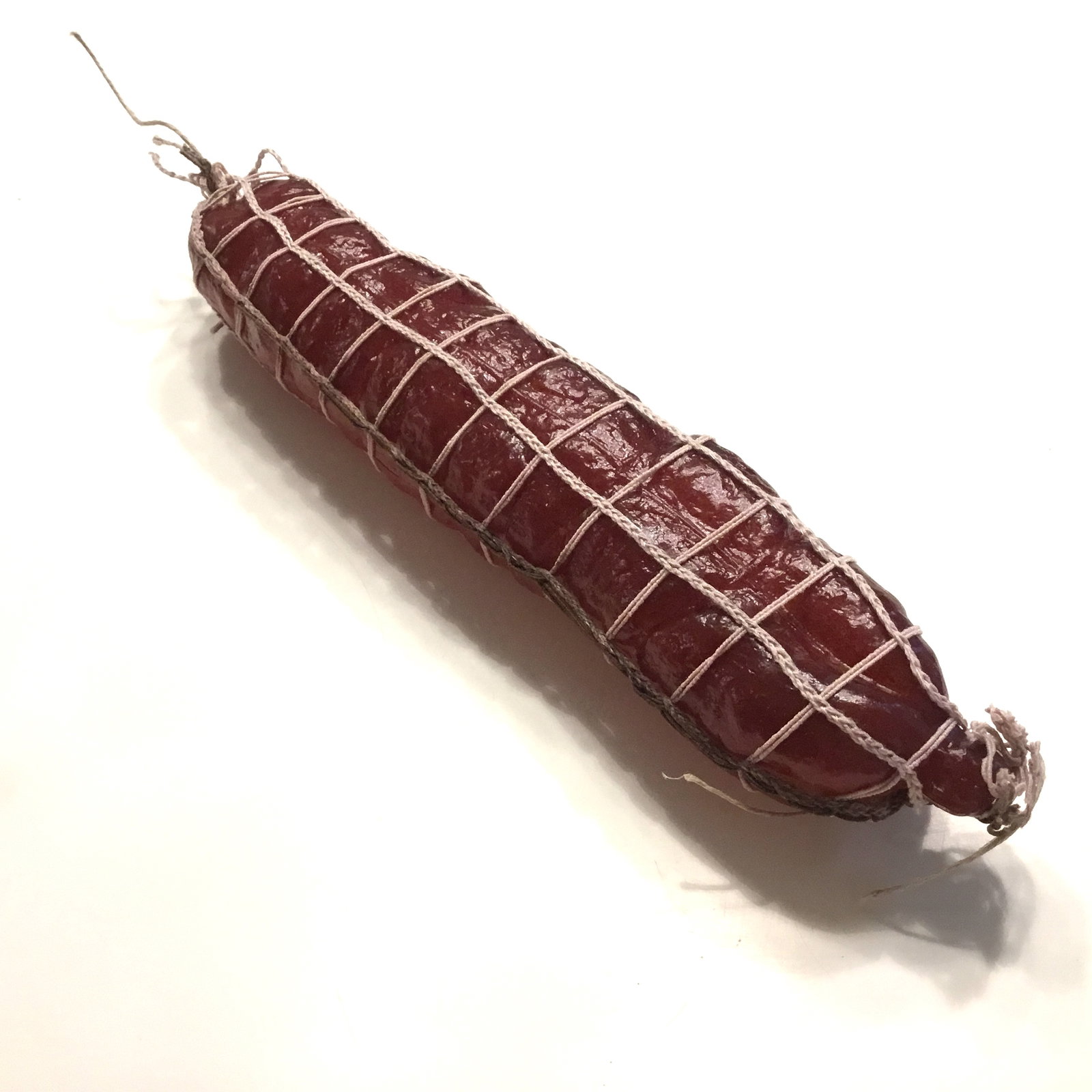 Naturtro kunstig rød spegepølse