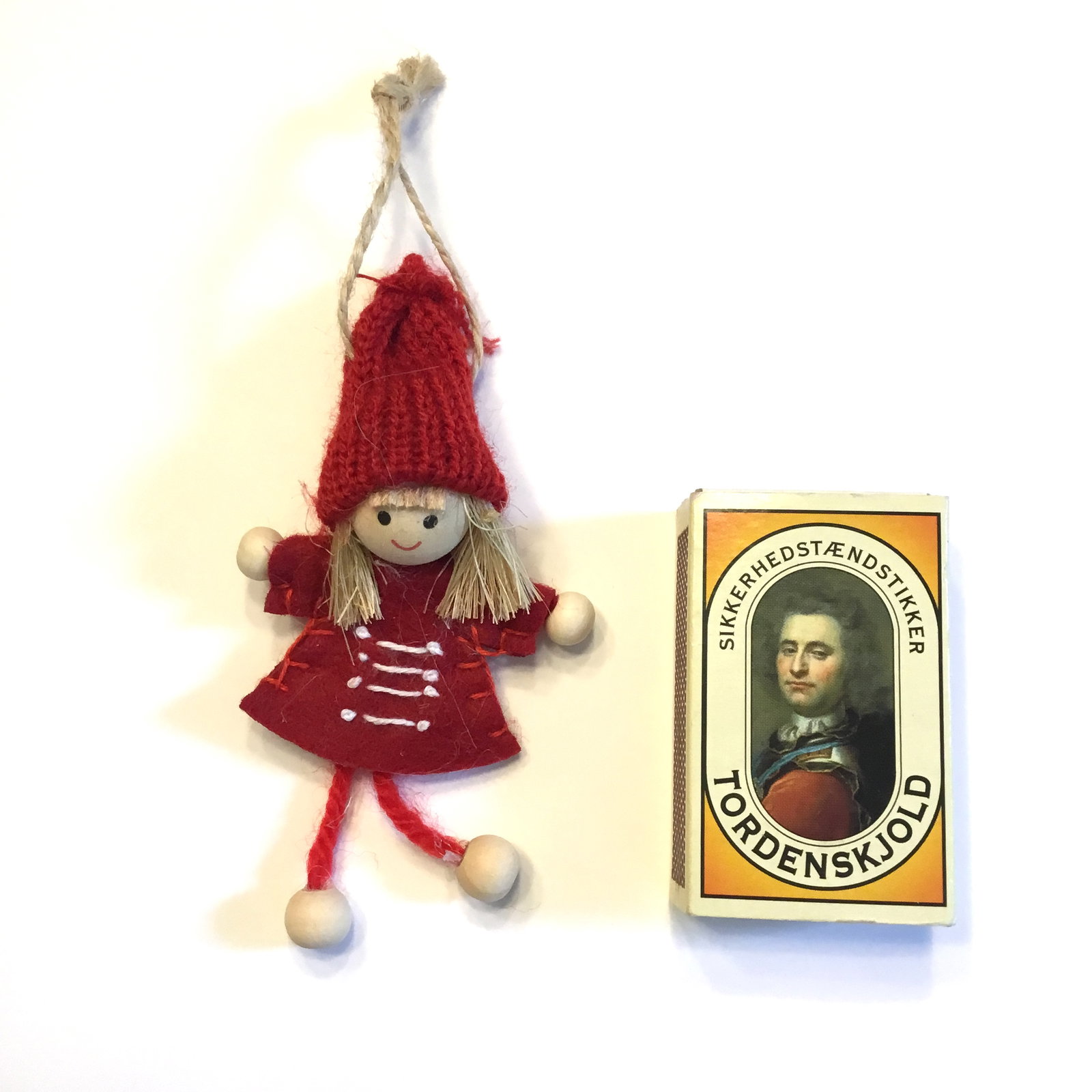 1 rød nisse med hue - Billede 2